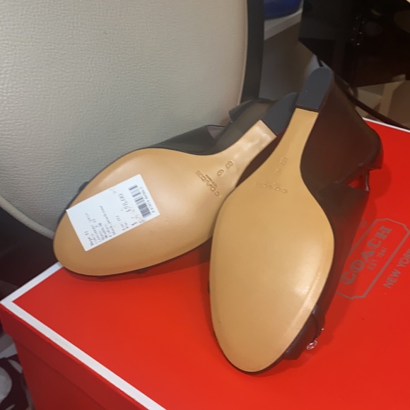 Beautiful Coach Wedges Black Brand New. - Picture 7 of 11